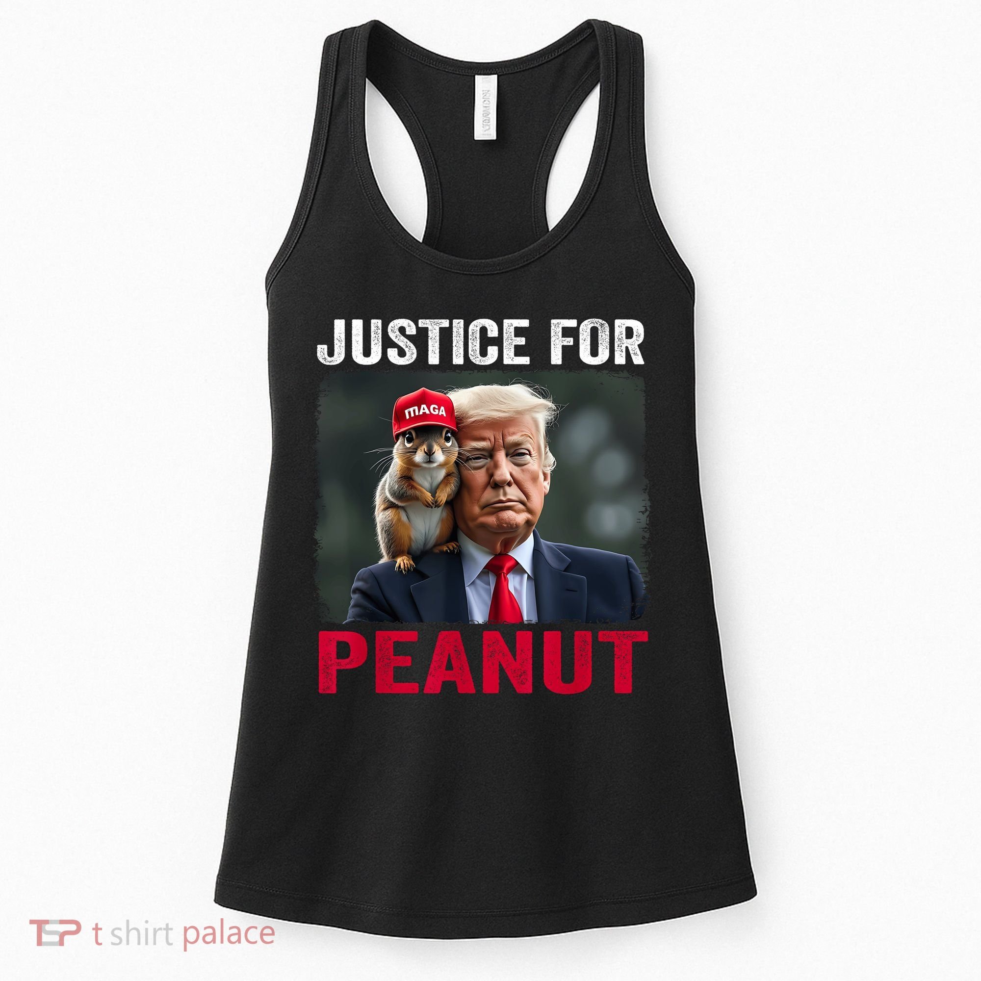 Justice For Peanut The Squirrel Wanted Women's Tank Top