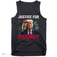 Justice For Peanut The Squirrel Wanted Tank Top thumb 0