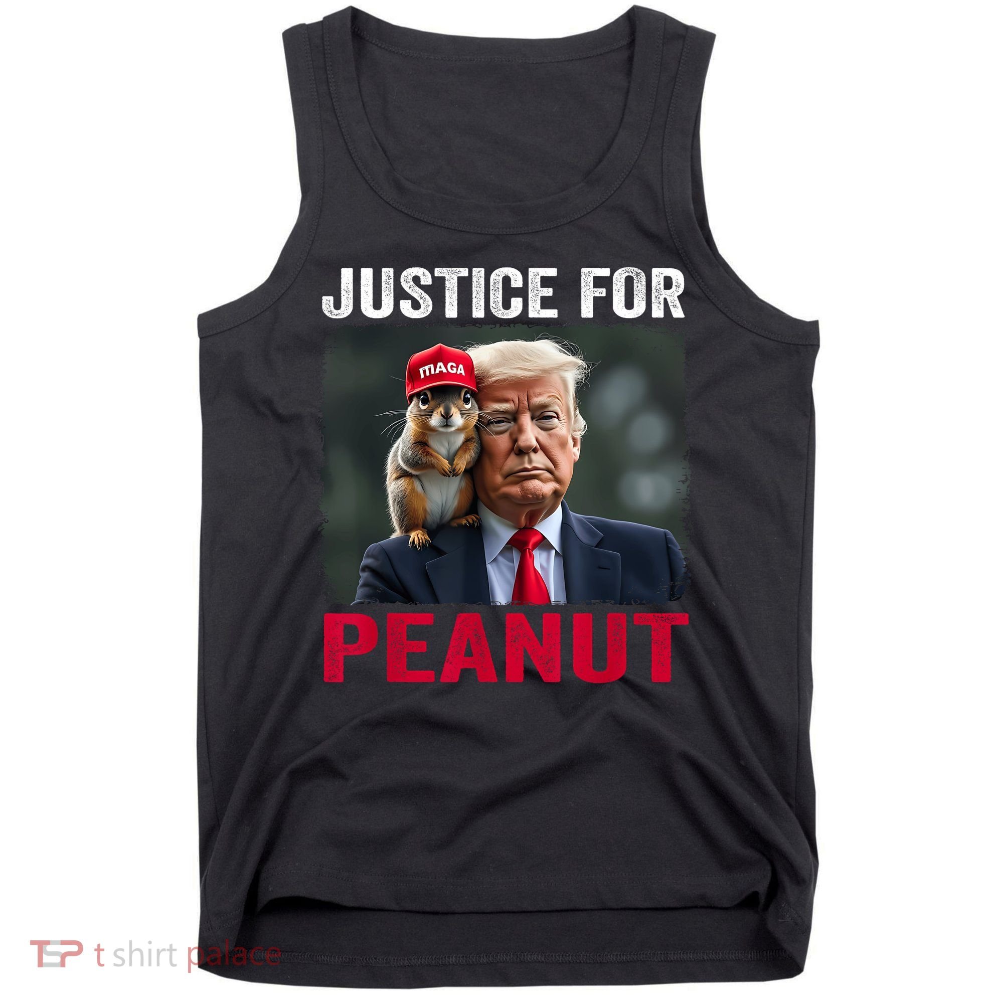Justice For Peanut The Squirrel Wanted Tank Top