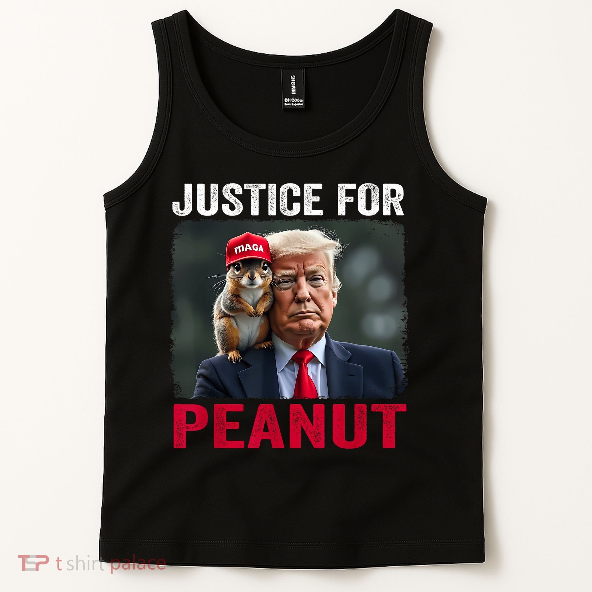 Justice For Peanut The Squirrel Wanted Tank Top