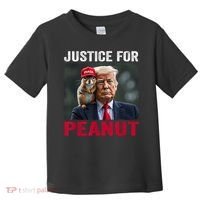 Justice For Peanut The Squirrel Wanted Toddler T-Shirt thumb 0