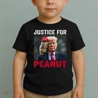 Justice For Peanut The Squirrel Wanted Toddler T-Shirt thumb 2