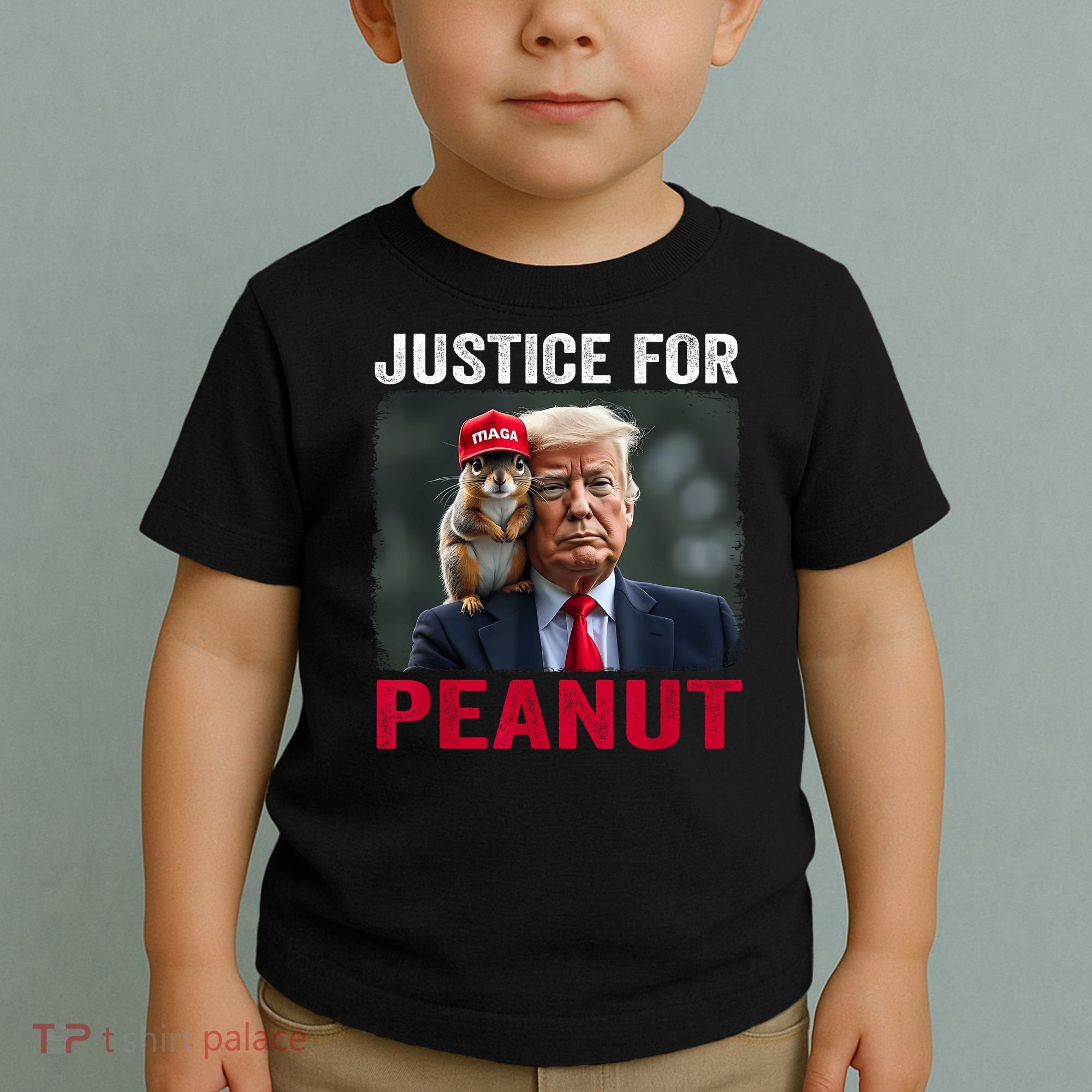 Justice For Peanut The Squirrel Wanted Toddler T-Shirt
