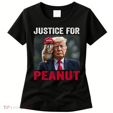 Justice For Peanut The Squirrel Wanted Women's T-Shirt