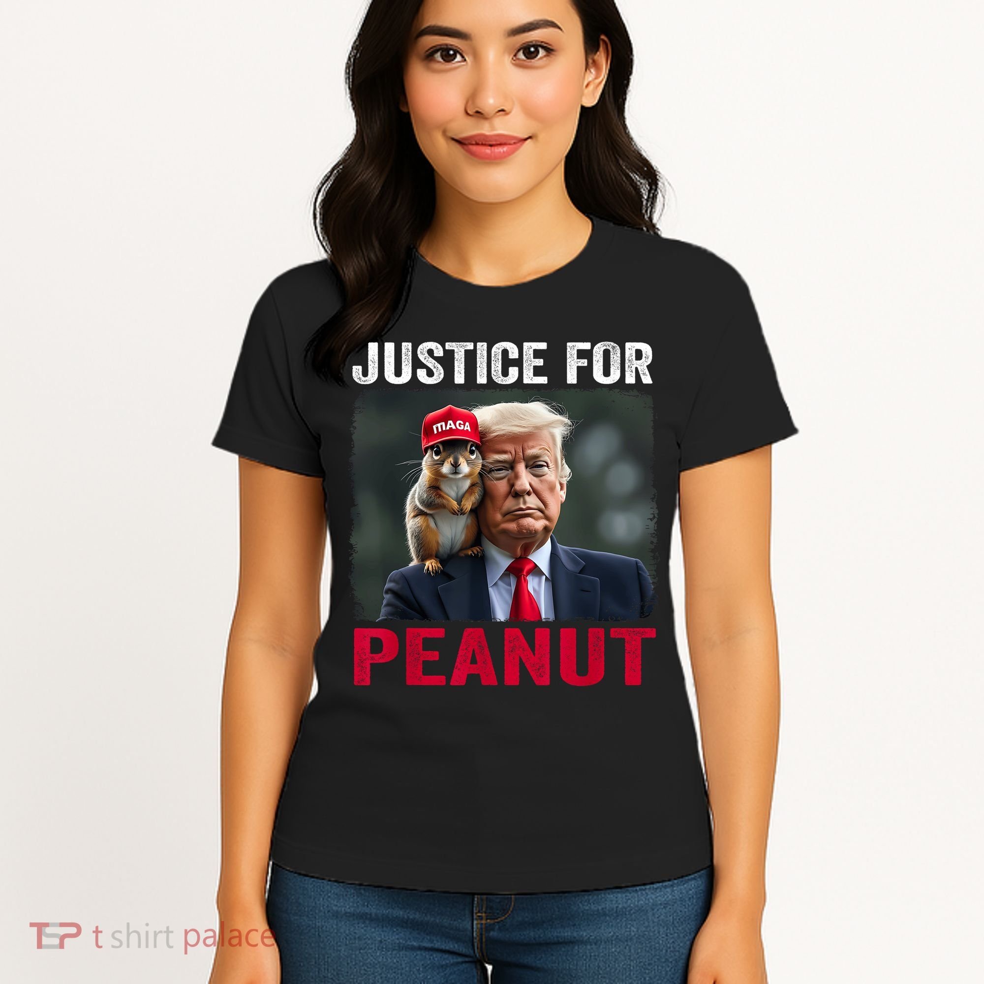 Justice For Peanut The Squirrel Wanted Women's T-Shirt