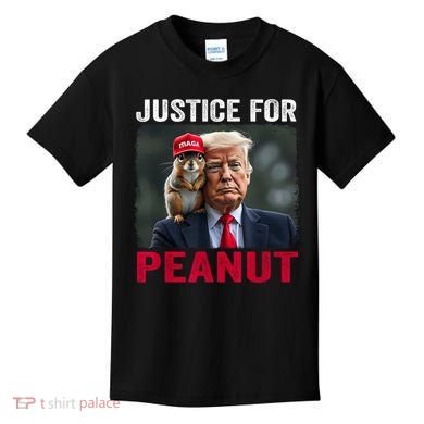 Justice For Peanut The Squirrel Wanted Kids T-Shirt