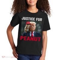 Justice For Peanut The Squirrel Wanted Kids T-Shirt thumb 2