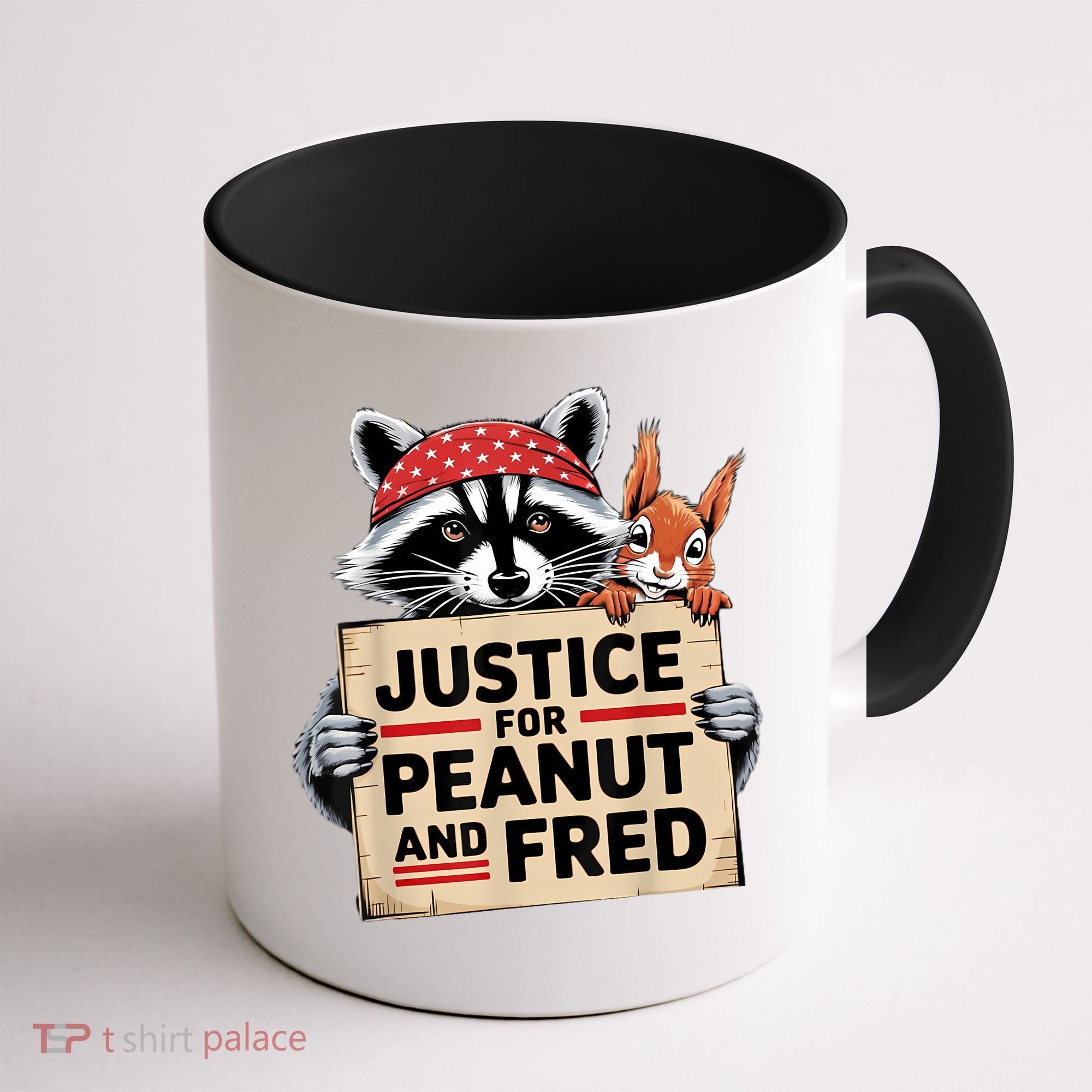 Justice For Peanut The Squirrel And Fred The Raccon Coffee Mug