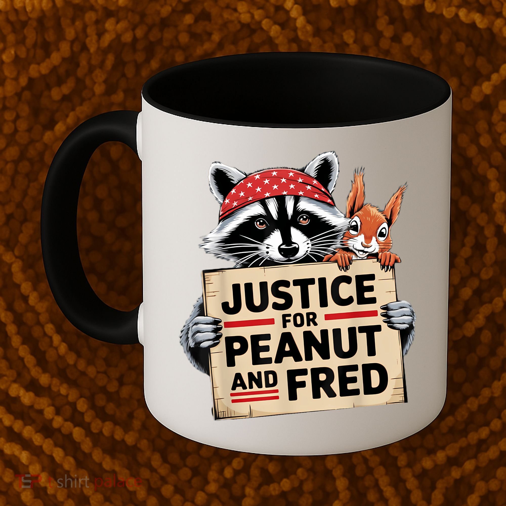 Justice For Peanut The Squirrel And Fred The Raccon Coffee Mug