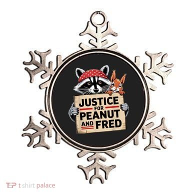 Justice For Peanut The Squirrel And Fred The Raccon Ornament