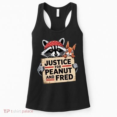 Justice For Peanut The Squirrel And Fred The Raccon Women's Tank Top