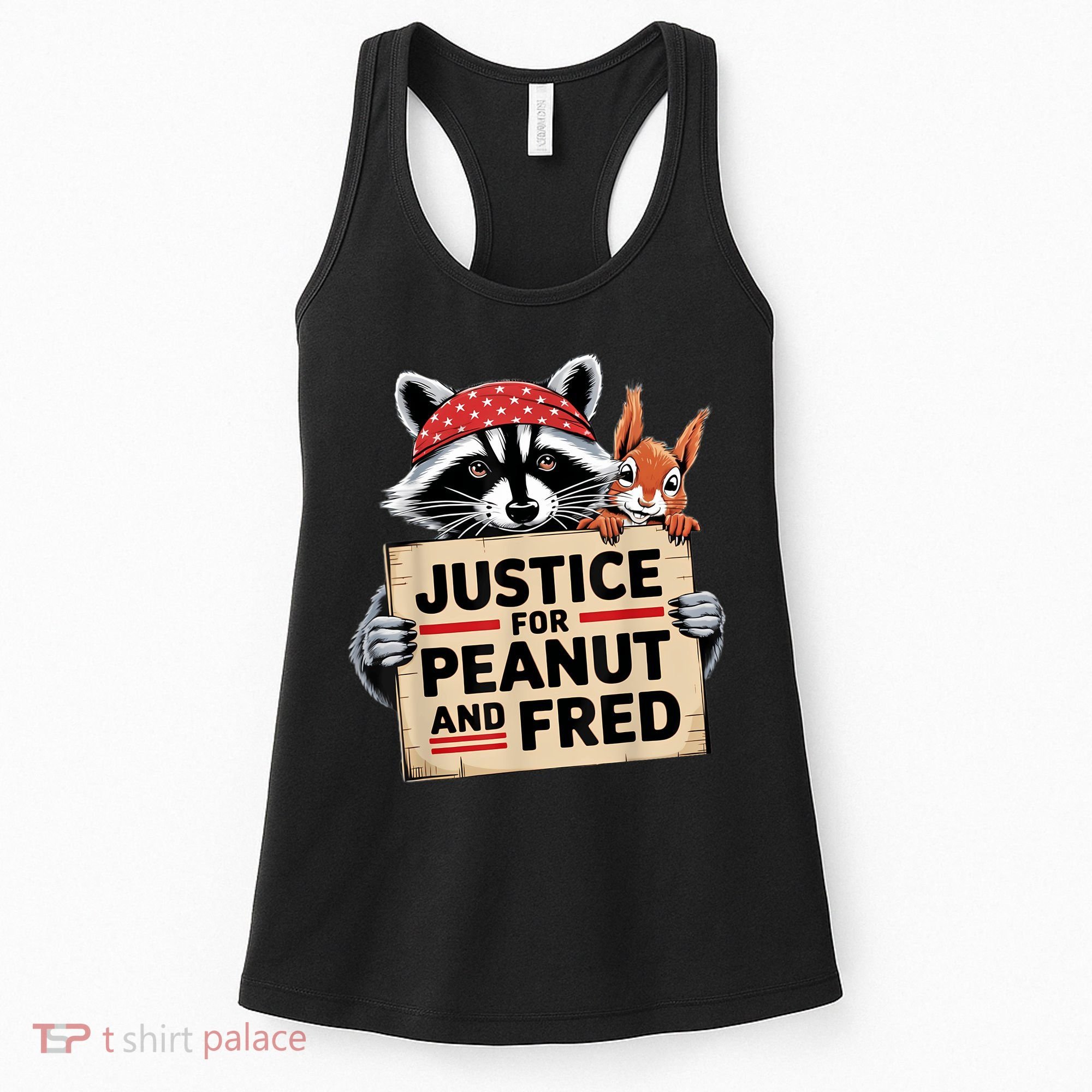 Justice For Peanut The Squirrel And Fred The Raccon Women's Tank Top