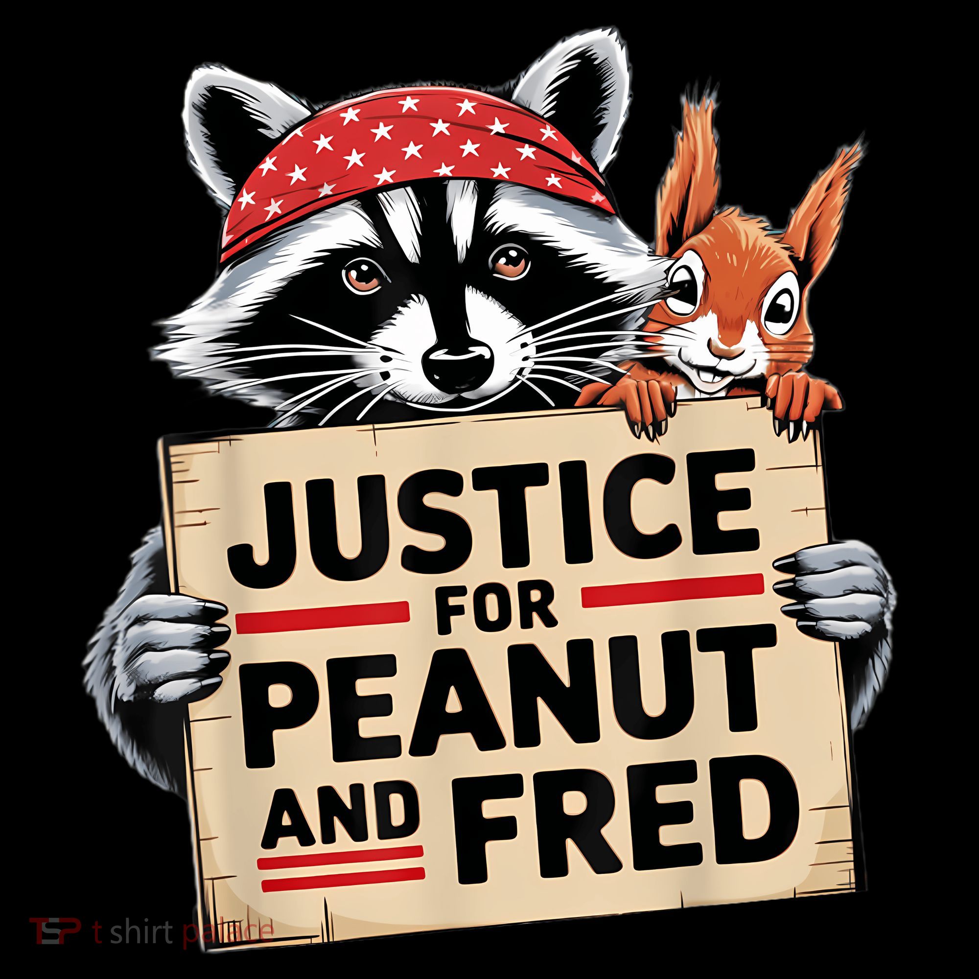 Justice For Peanut The Squirrel And Fred The Raccon Women's Tank Top