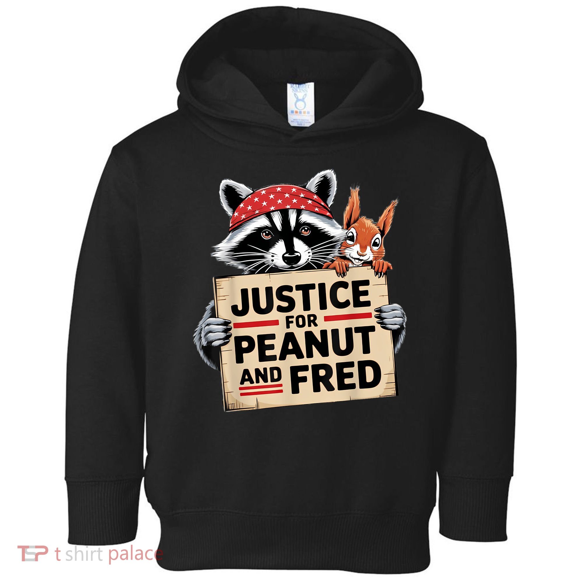 Justice For Peanut The Squirrel And Fred The Raccon Toddler Hoodie