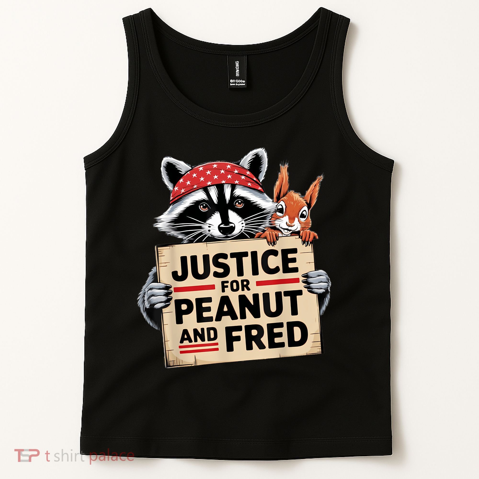 Justice For Peanut The Squirrel And Fred The Raccon Tank Top
