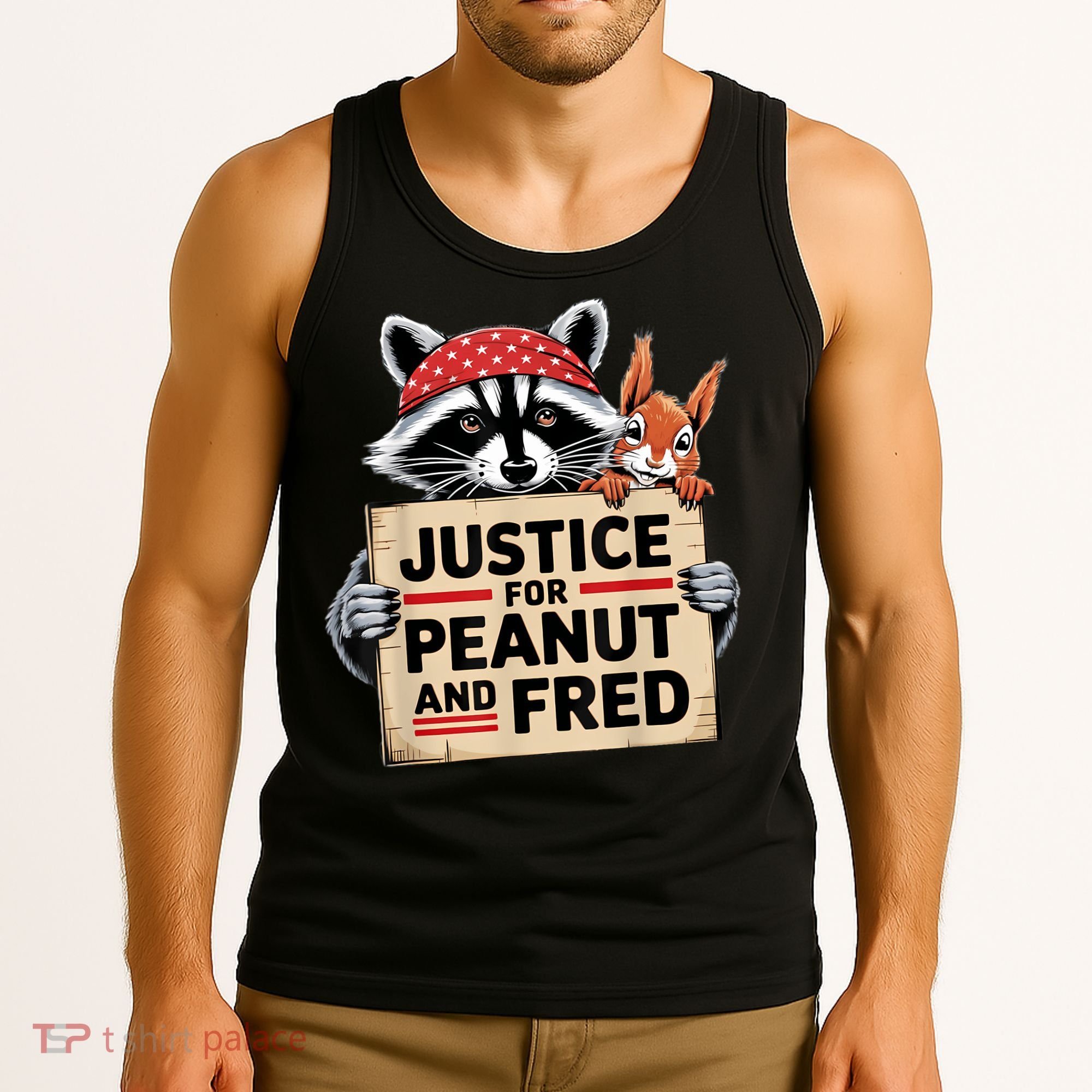 Justice For Peanut The Squirrel And Fred The Raccon Tank Top