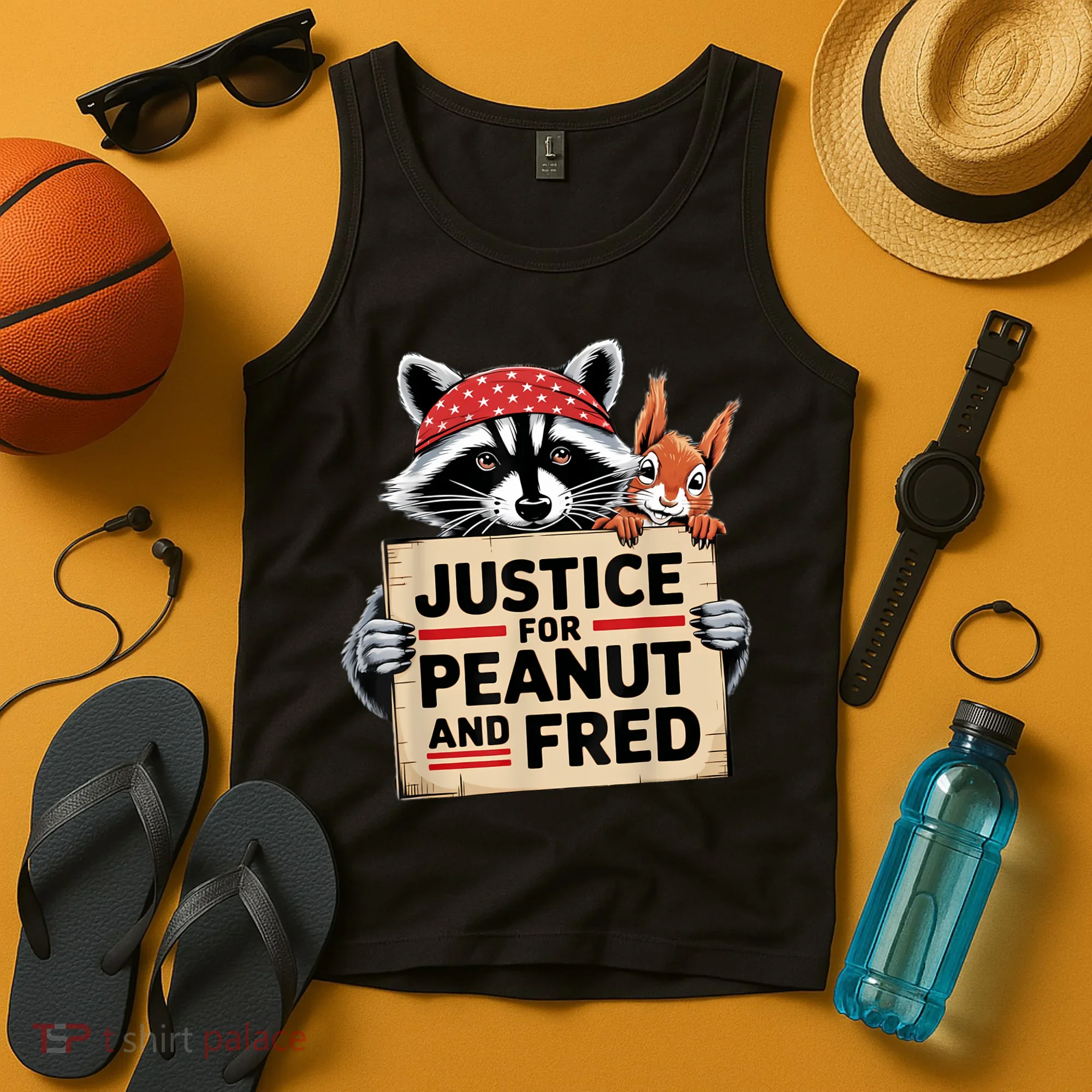 Justice For Peanut The Squirrel And Fred The Raccon Tank Top