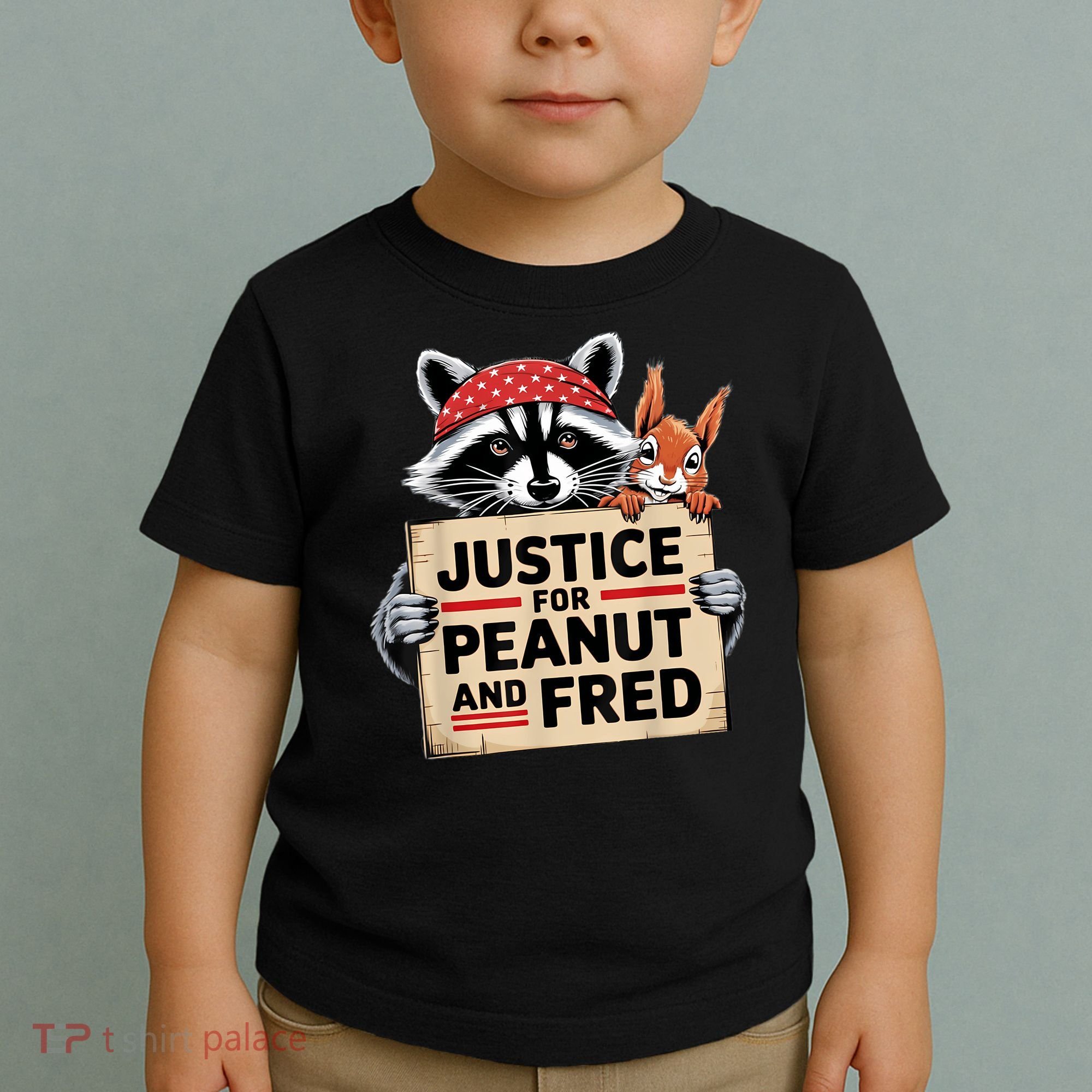 Justice For Peanut The Squirrel And Fred The Raccon Toddler T-Shirt