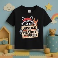 Justice For Peanut The Squirrel And Fred The Raccon Toddler T-Shirt thumb 3