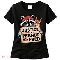 Justice For Peanut The Squirrel And Fred The Raccon Women's T-Shirt thumb 0