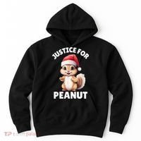 Justice For Peanut The Squirrel Funny Hoodie thumb 0