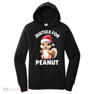 Justice For Peanut The Squirrel Funny Women's Hoodie