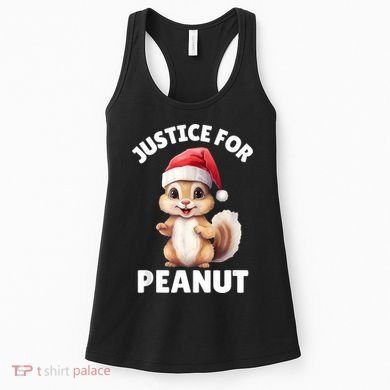 Justice For Peanut The Squirrel Funny Women's Tank Top