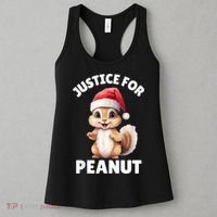 Justice For Peanut The Squirrel Funny Women's Tank Top thumb 3