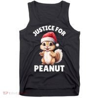 Justice For Peanut The Squirrel Funny Tank Top thumb 0