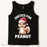 Justice For Peanut The Squirrel Funny Tank Top thumb 2