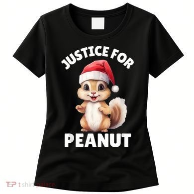 Justice For Peanut The Squirrel Funny Women's T-Shirt
