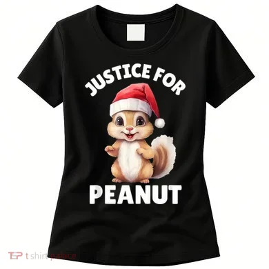 Justice For Peanut The Squirrel Funny Women's T-Shirt