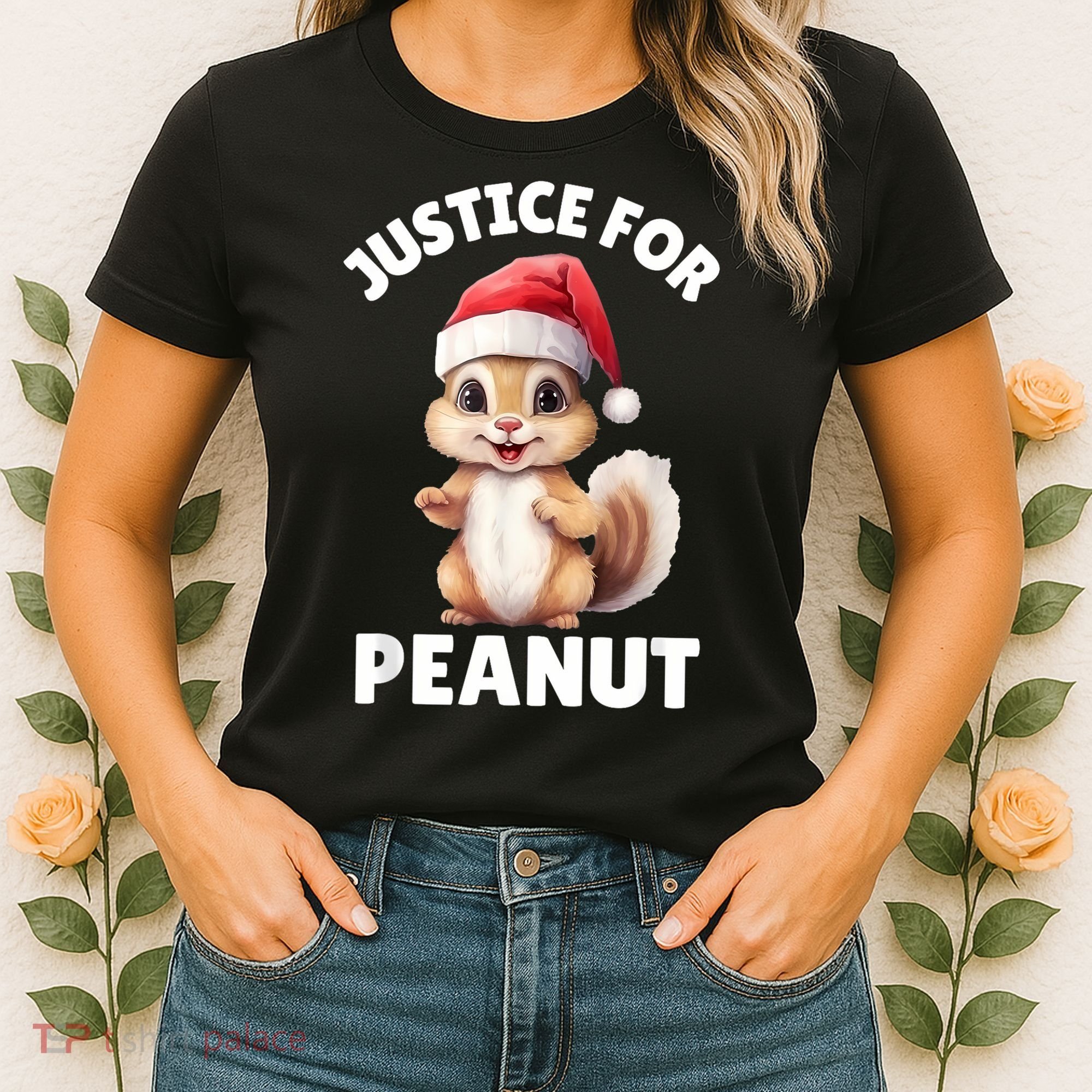 Justice For Peanut The Squirrel Funny Women's T-Shirt