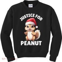 Justice For Peanut The Squirrel Funny Kids Sweatshirt thumb 0