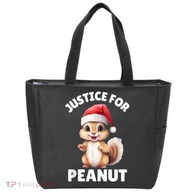 Justice For Peanut The Squirrel Funny Tote Bag