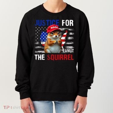 Justice For Peanut The Squirrel Peanut Squirrel Women's Sweatshirt