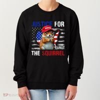 Justice For Peanut The Squirrel Peanut Squirrel Women's Sweatshirt thumb 0