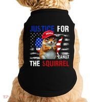 Justice For Peanut The Squirrel Peanut Squirrel Doggie Tank thumb 0