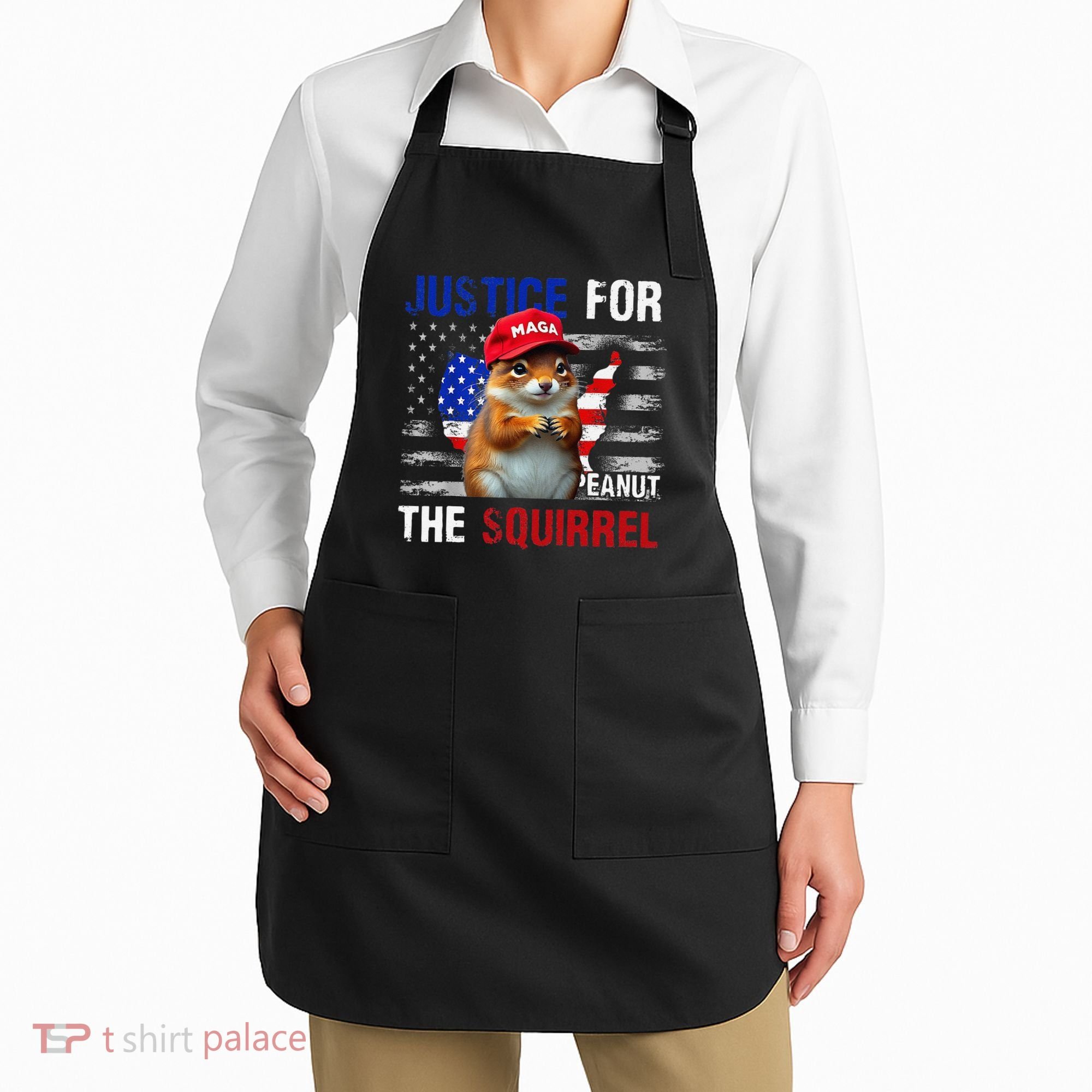 Justice For Peanut The Squirrel Peanut Squirrel Apron
