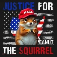 Justice For Peanut The Squirrel Peanut Squirrel Bucket Hat thumb 4