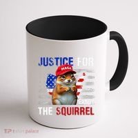 Justice For Peanut The Squirrel Peanut Squirrel Coffee Mug thumb 1