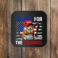 Justice For Peanut The Squirrel Peanut Squirrel Coaster thumb 0
