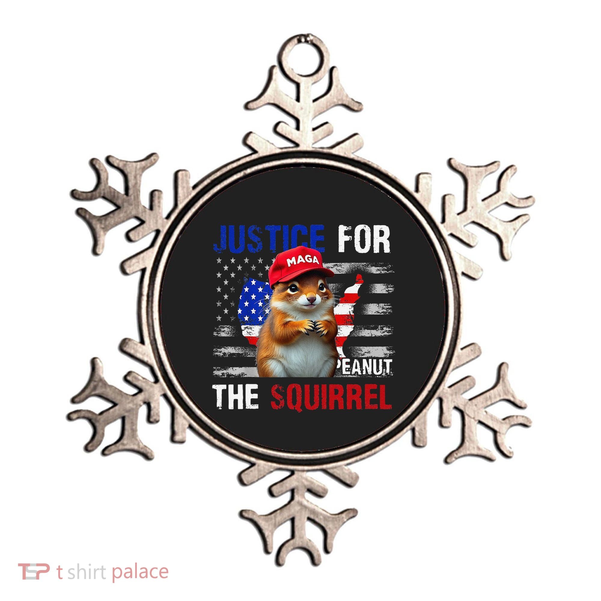 Justice For Peanut The Squirrel Peanut Squirrel Ornament