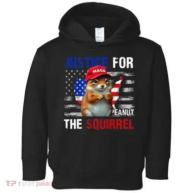 Justice For Peanut The Squirrel Peanut Squirrel Toddler Hoodie