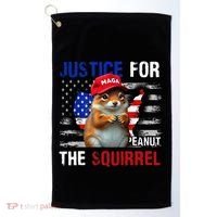 Justice For Peanut The Squirrel Peanut Squirrel Golf Towel thumb 0