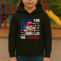 Justice For Peanut The Squirrel Peanut Squirrel Kids Hoodie thumb 3