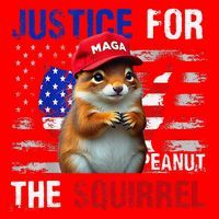 Justice For Peanut The Squirrel Peanut Squirrel Santa Hat thumb 1