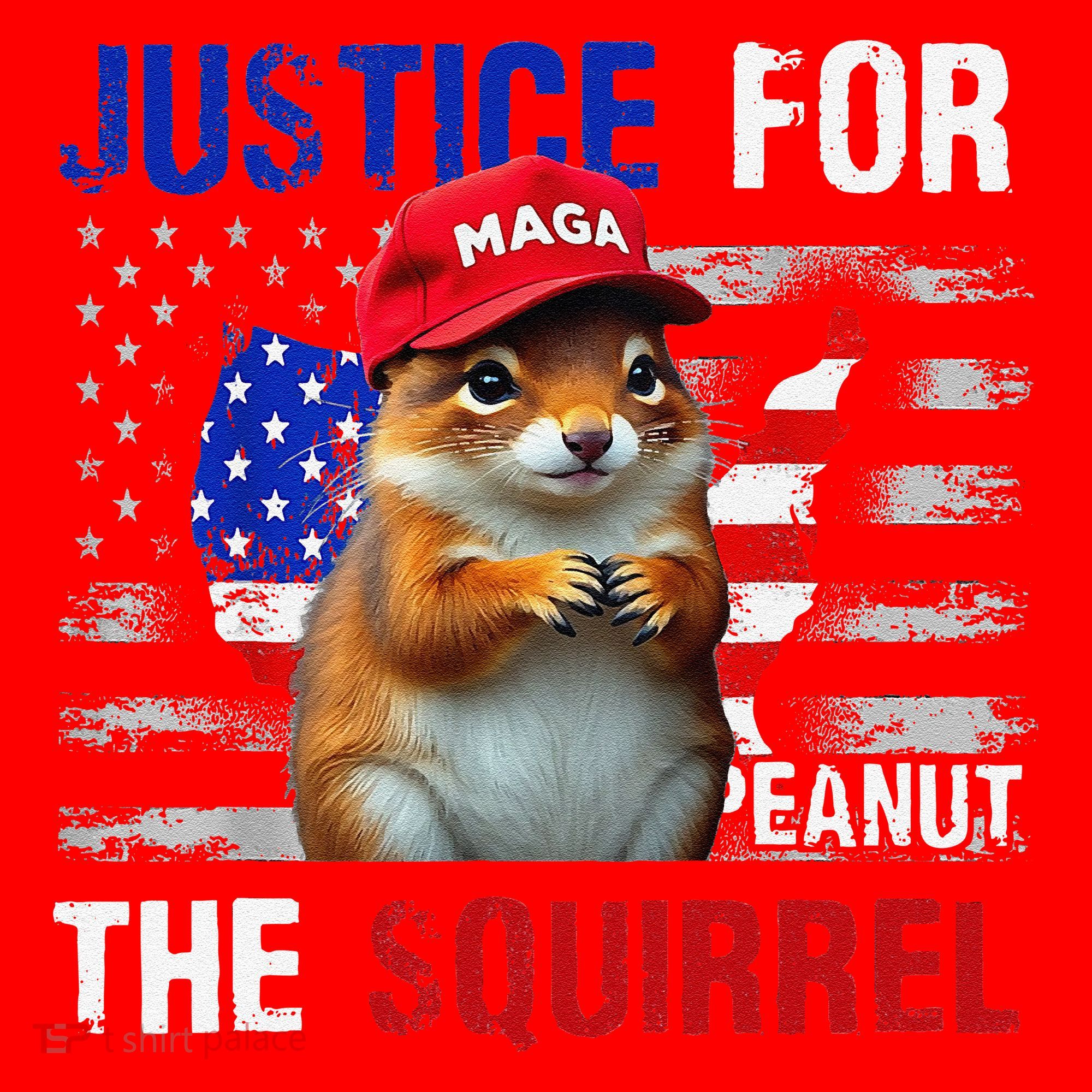 Justice For Peanut The Squirrel Peanut Squirrel Santa Hat