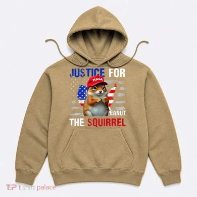 Justice For Peanut The Squirrel Peanut Squirrel Hoodie