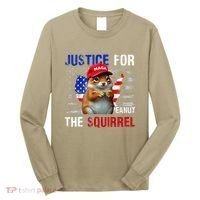 Justice For Peanut The Squirrel Peanut Squirrel Long Sleeve Shirt thumb 0